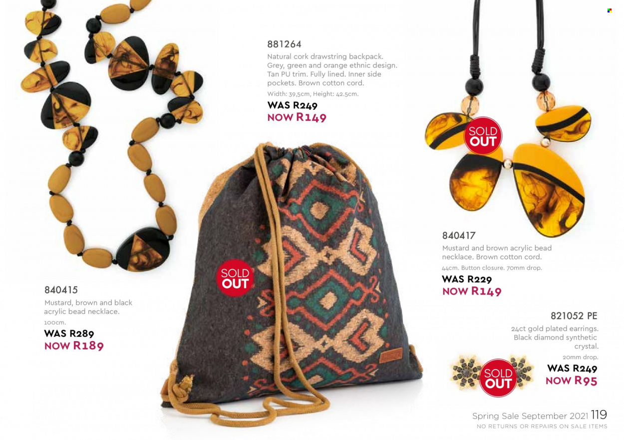 Honey specials. Page 121