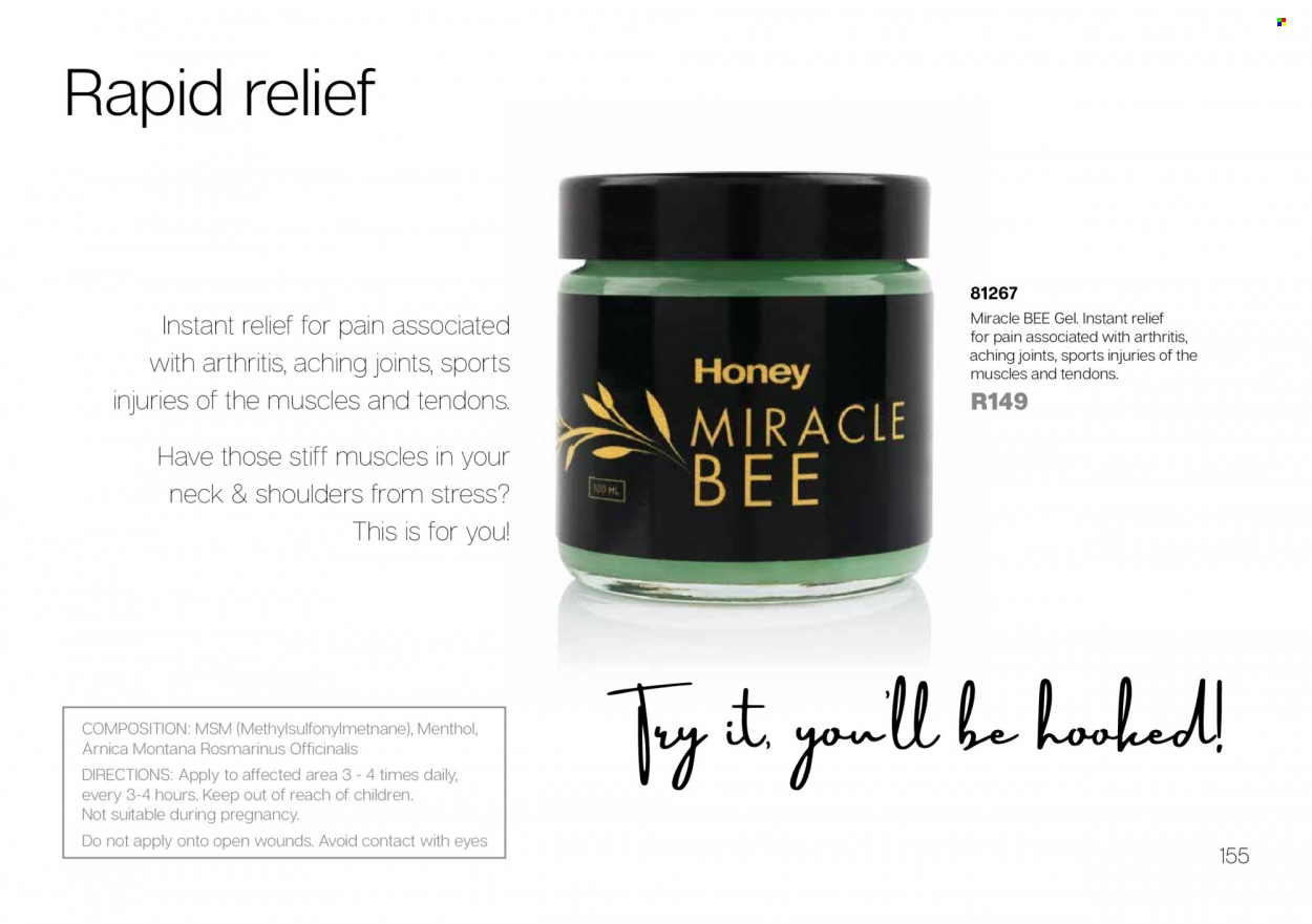 Honey specials. Page 157