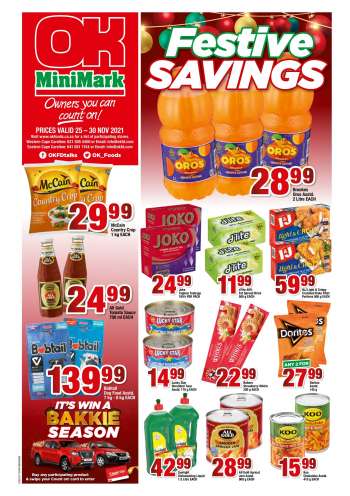 OK Foods catalogue  - 25/11/2021 - 30/11/2021.