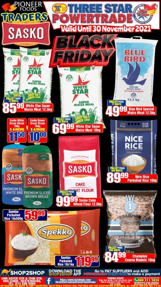 Three Star Cash and Carry specials - 24/11/2021 - 30/11/2021. Page 1