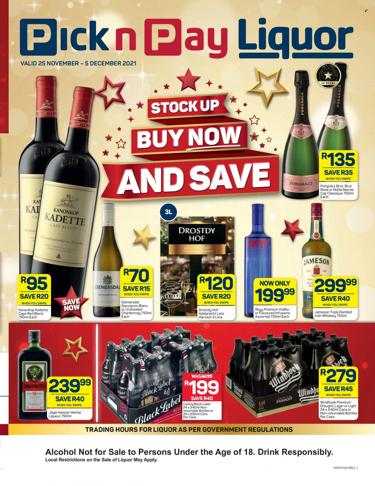 Pick n Pay Liquor specials - 25/11/2021 - 05/12/2021. Page 1