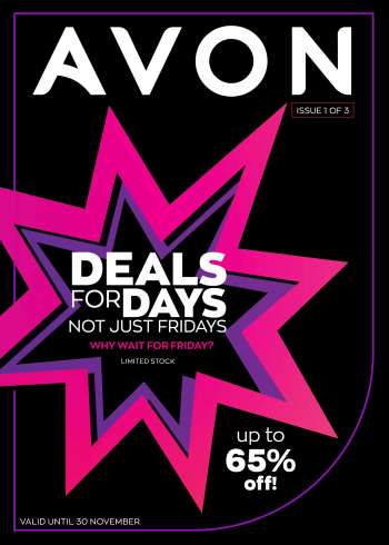 Avon catalogue  - 25/11/2021 - 30/11/2021.