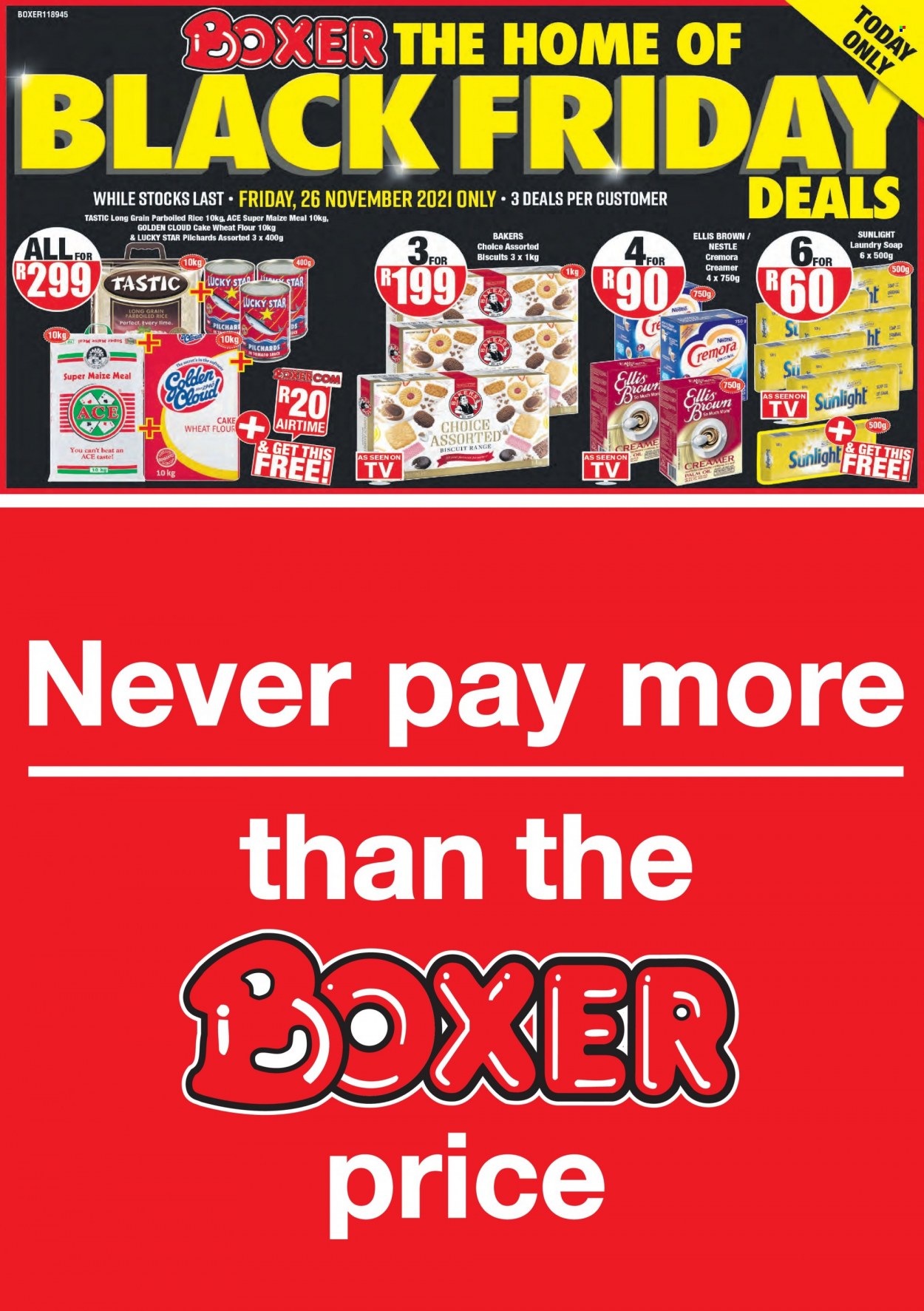 Boxer specials - 26/11/2021 - 26/11/2021. Page 1