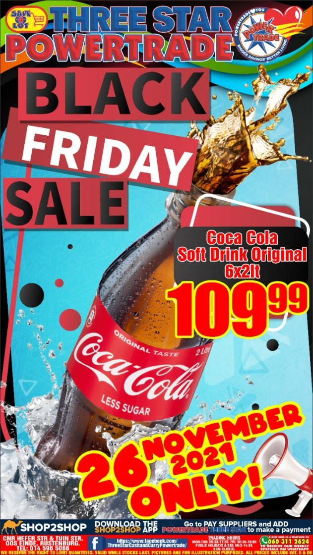 Three Star Cash and Carry specials - 26/11/2021 - 26/11/2021. Page 1