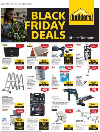 Builders catalogue  - 23/11/2021 - 28/11/2021.