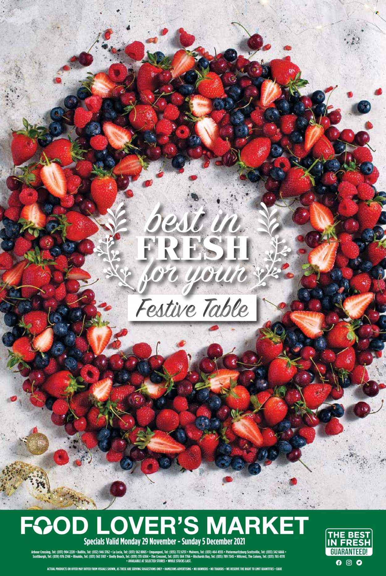 Food Lover's Market specials - 29/11/2021 - 05/12/2021. Page 1