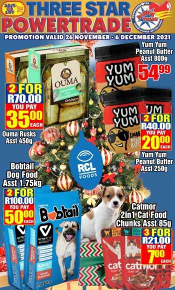 Three Star Cash and Carry catalogue  - 26/11/2021 - 06/12/2021.