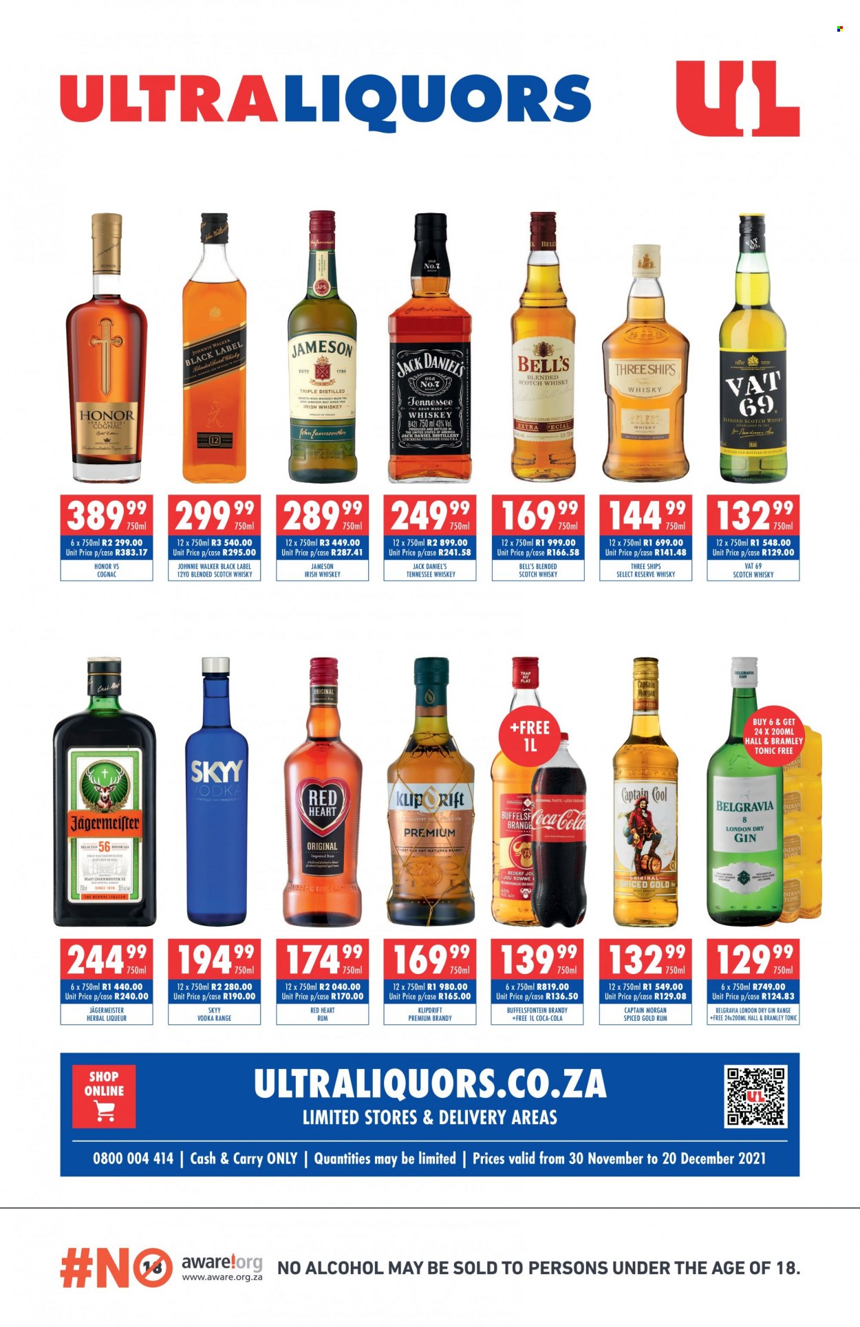 Ultra Liquors specials - 30/11/2021 - 20/12/2021. Page 1