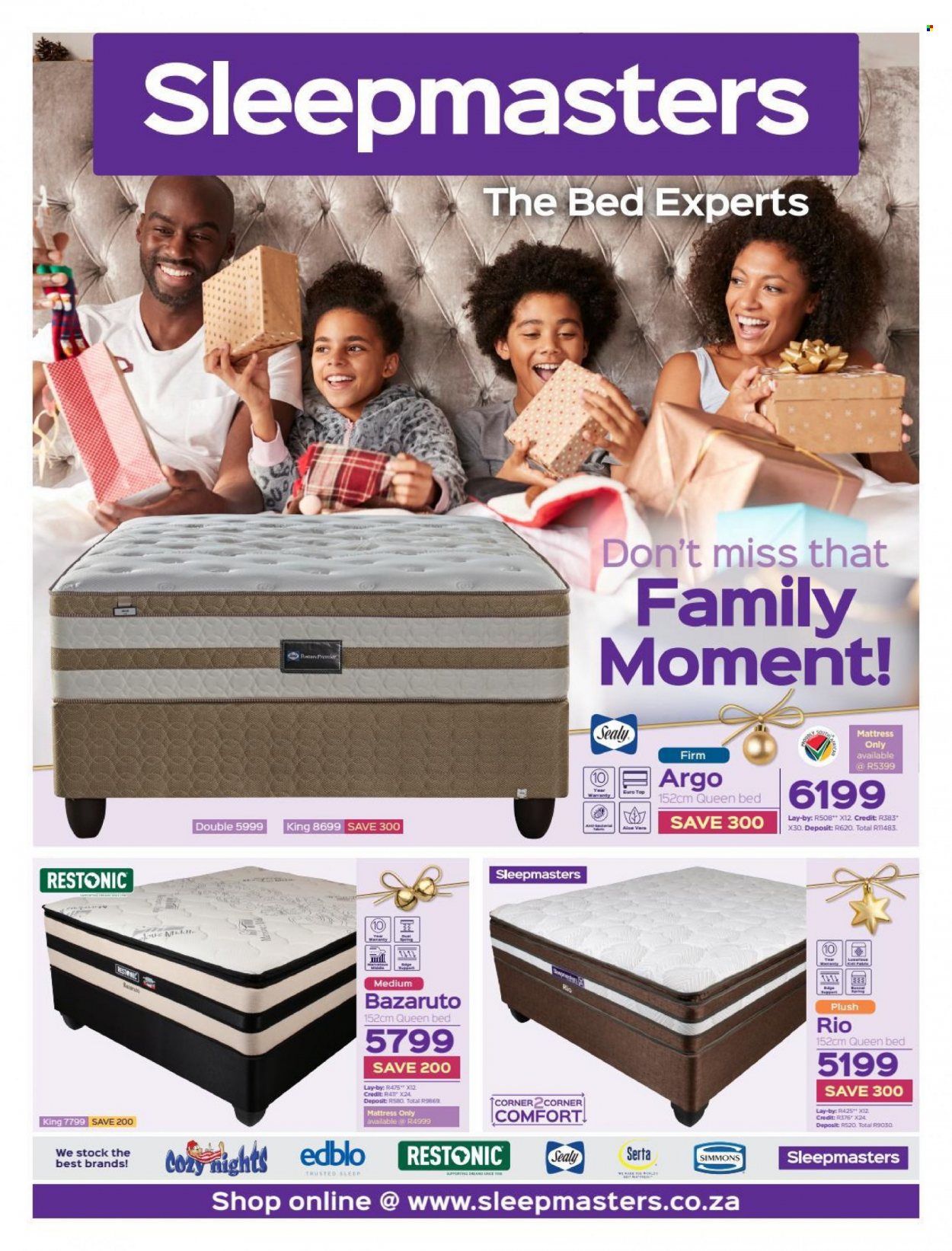 Sleepmasters specials - 01/12/2021 - 31/12/2021. Page 1