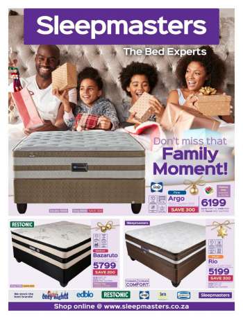 Sleepmasters catalogue  - 01/12/2021 - 31/12/2021.