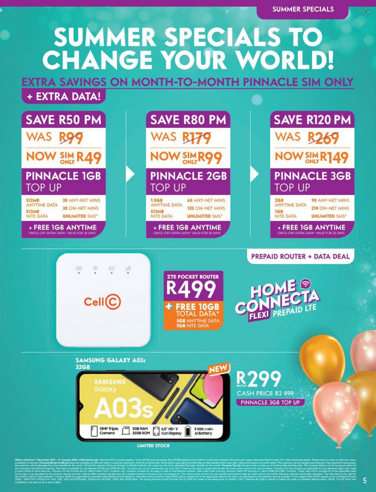 Cell C specials - 01/12/2021 - 31/01/2022. Page 5