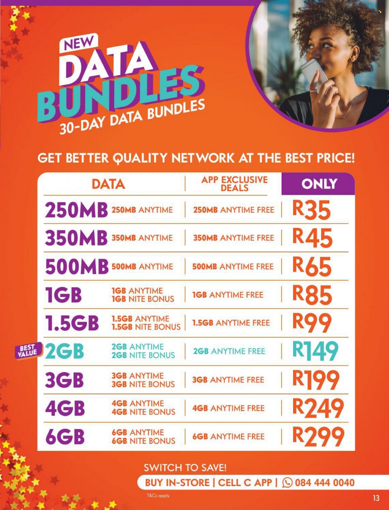 Cell C specials - 01/12/2021 - 31/01/2022. Page 13