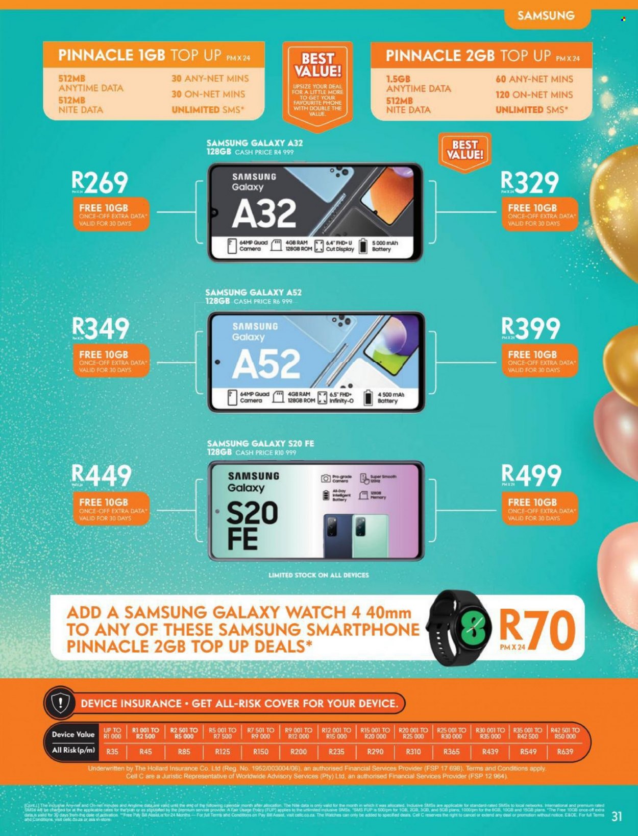 Cell C specials - 01/12/2021 - 31/01/2022. Page 31