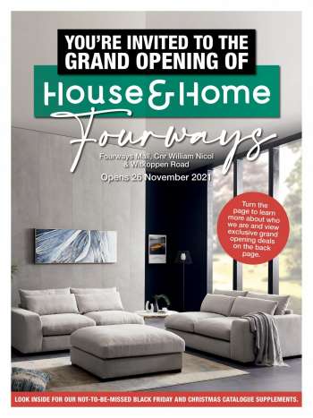House & Home catalogue  - 26/11/2021 - 28/11/2021.