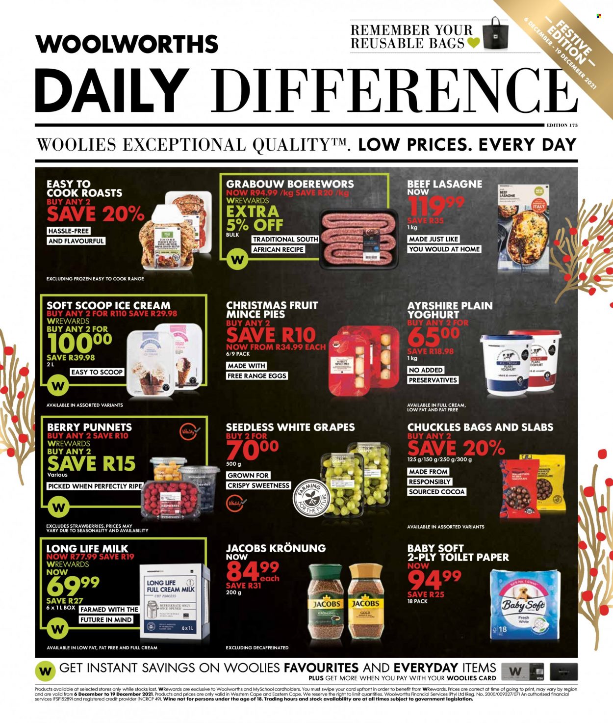 Woolworths specials - 06/12/2021 - 19/12/2021. Page 1