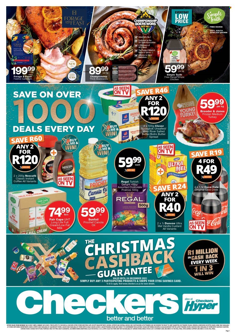 Checkers specials - 06/12/2021 - 26/12/2021. Page 1
