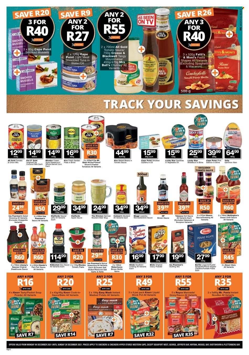 Checkers specials - 06/12/2021 - 26/12/2021. Page 6