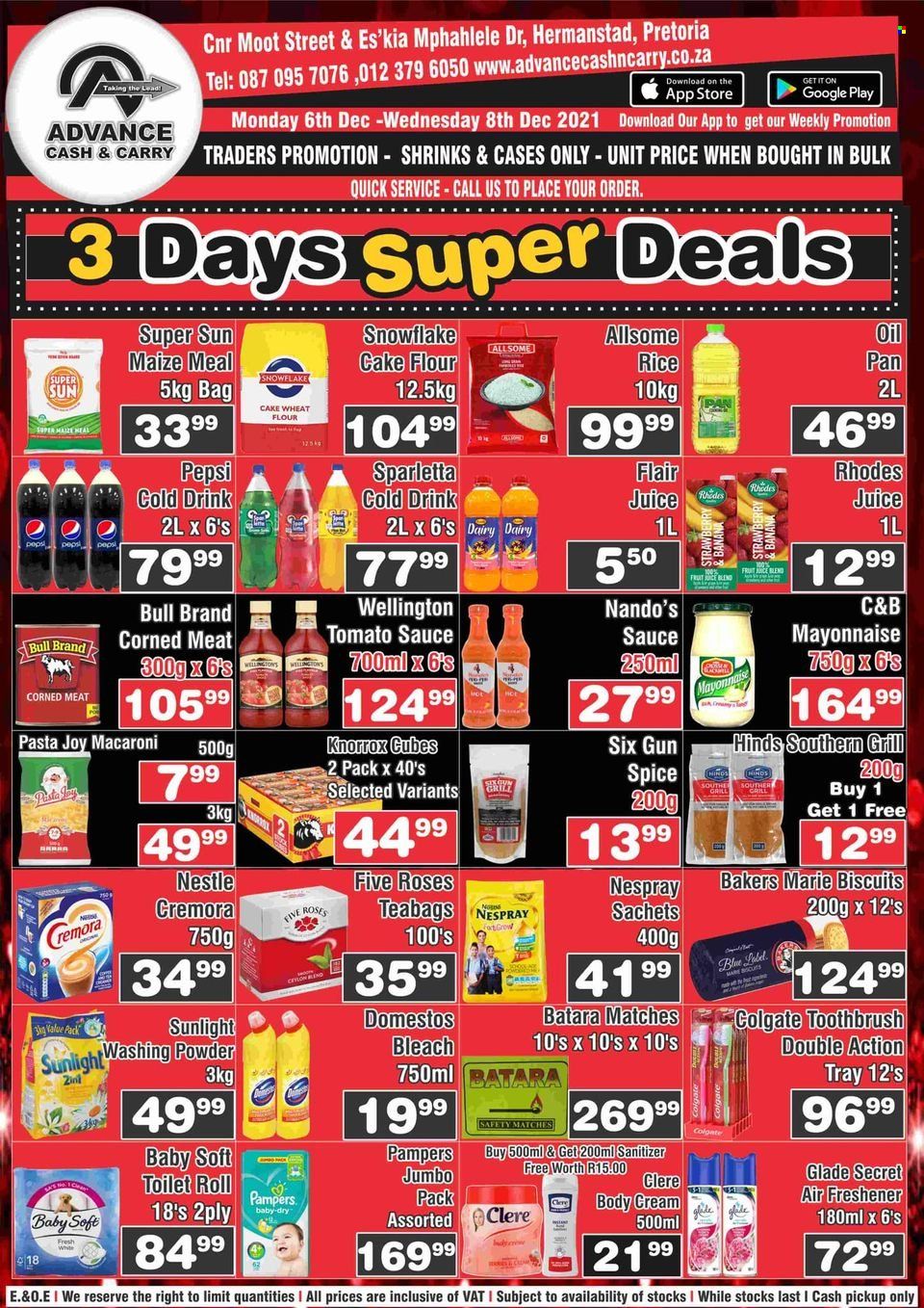 Advance Cash & Carry specials - 06/12/2021 - 08/12/2021. Page 1