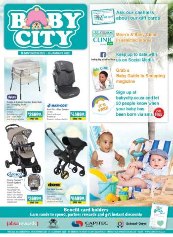 Baby City catalogue  - 18/11/2021 - 16/01/2022.