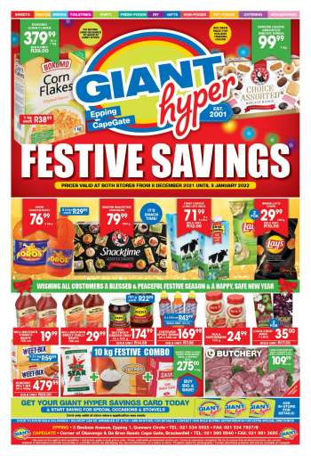 Giant Hyper catalogue  - 08/12/2021 - 09/01/2022.