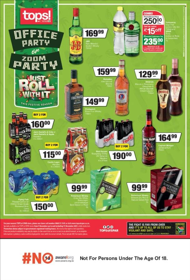 TOPS at SPAR specials - 09/12/2021 - 11/12/2021. Page 1