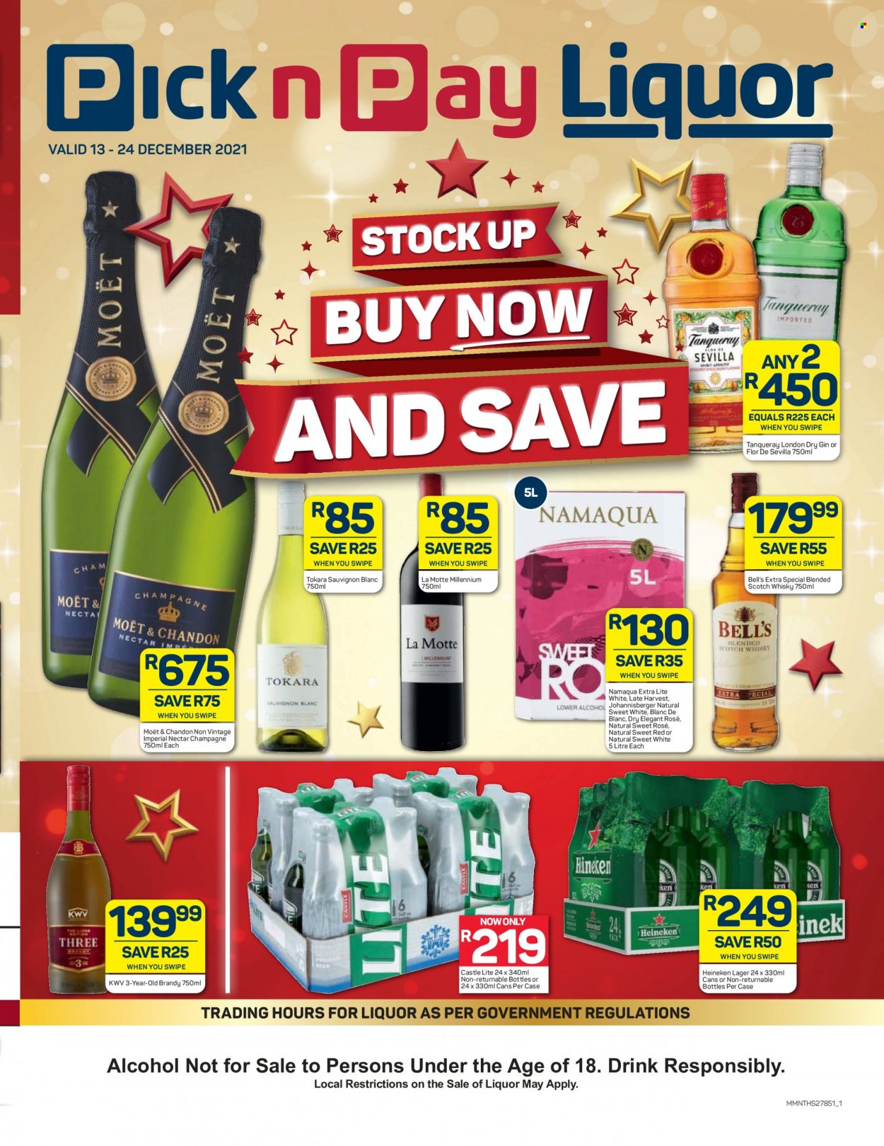 Pick n Pay Liquor specials - 13/12/2021 - 24/12/2021. Page 1