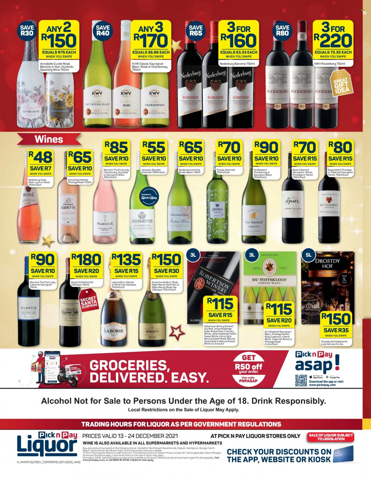Pick n Pay Liquor specials - 13/12/2021 - 24/12/2021. Page 4
