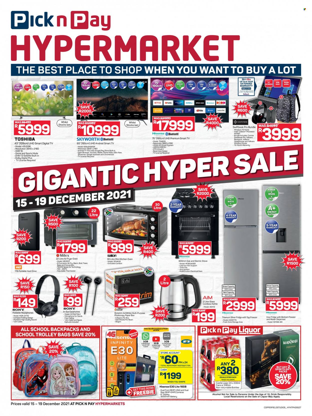 Pick n Pay Hypermarket specials - 15/12/2021 - 19/12/2021. Page 1