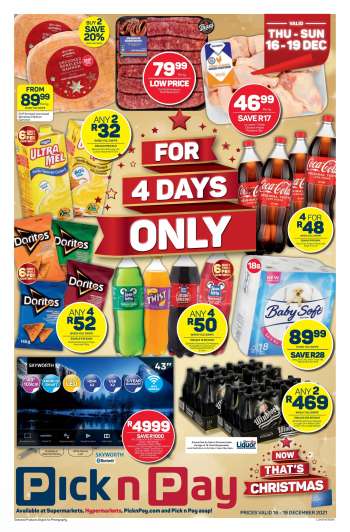 Pick n Pay catalogue  - 16/12/2021 - 19/12/2021.