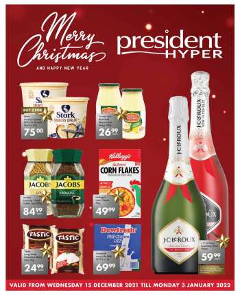 President Hyper catalogue  - 15/12/2021 - 03/01/2022.