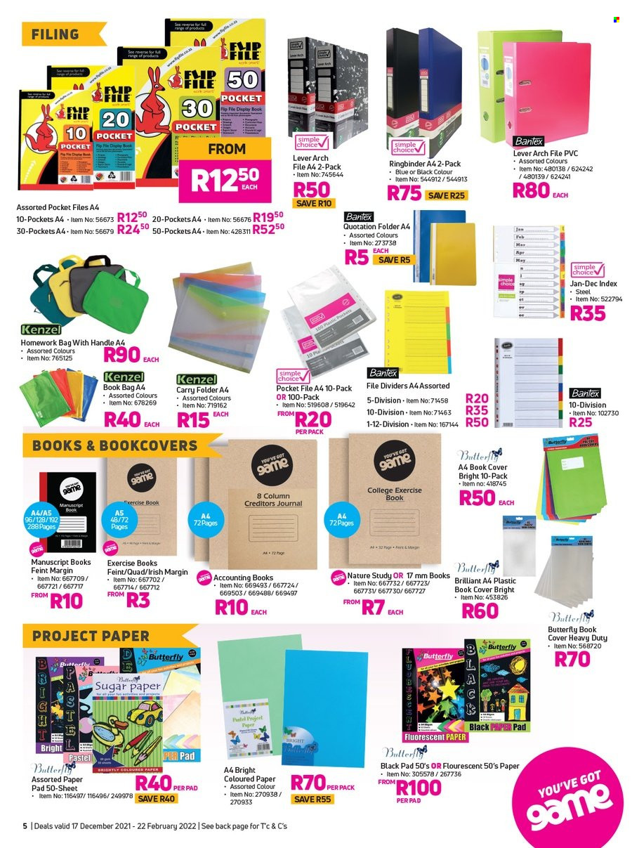 Game specials - 17/12/2021 - 22/02/2022. Page 5