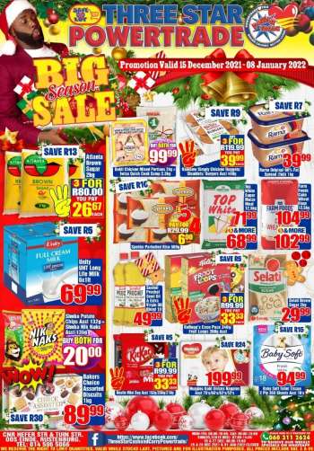 Three Star Cash and Carry catalogue  - 15/12/2021 - 08/01/2022.