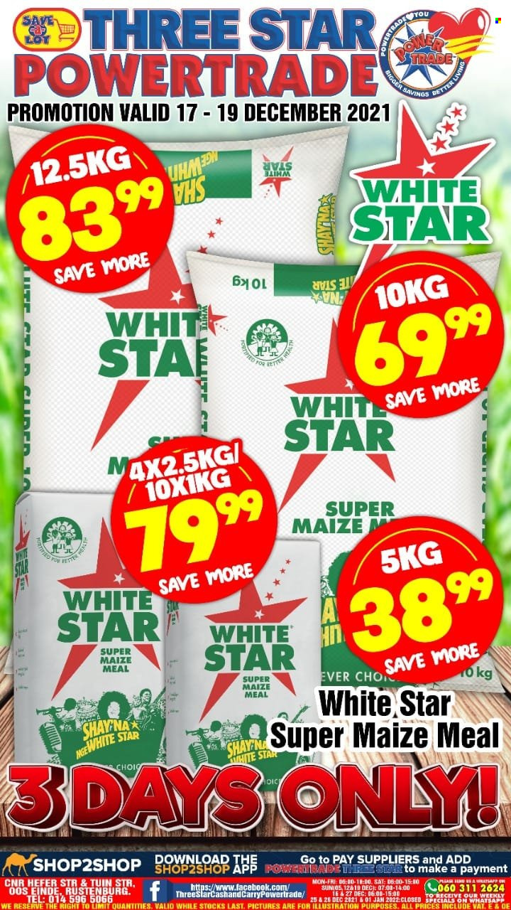 Three Star Cash and Carry specials - 17/12/2021 - 19/12/2021. Page 1