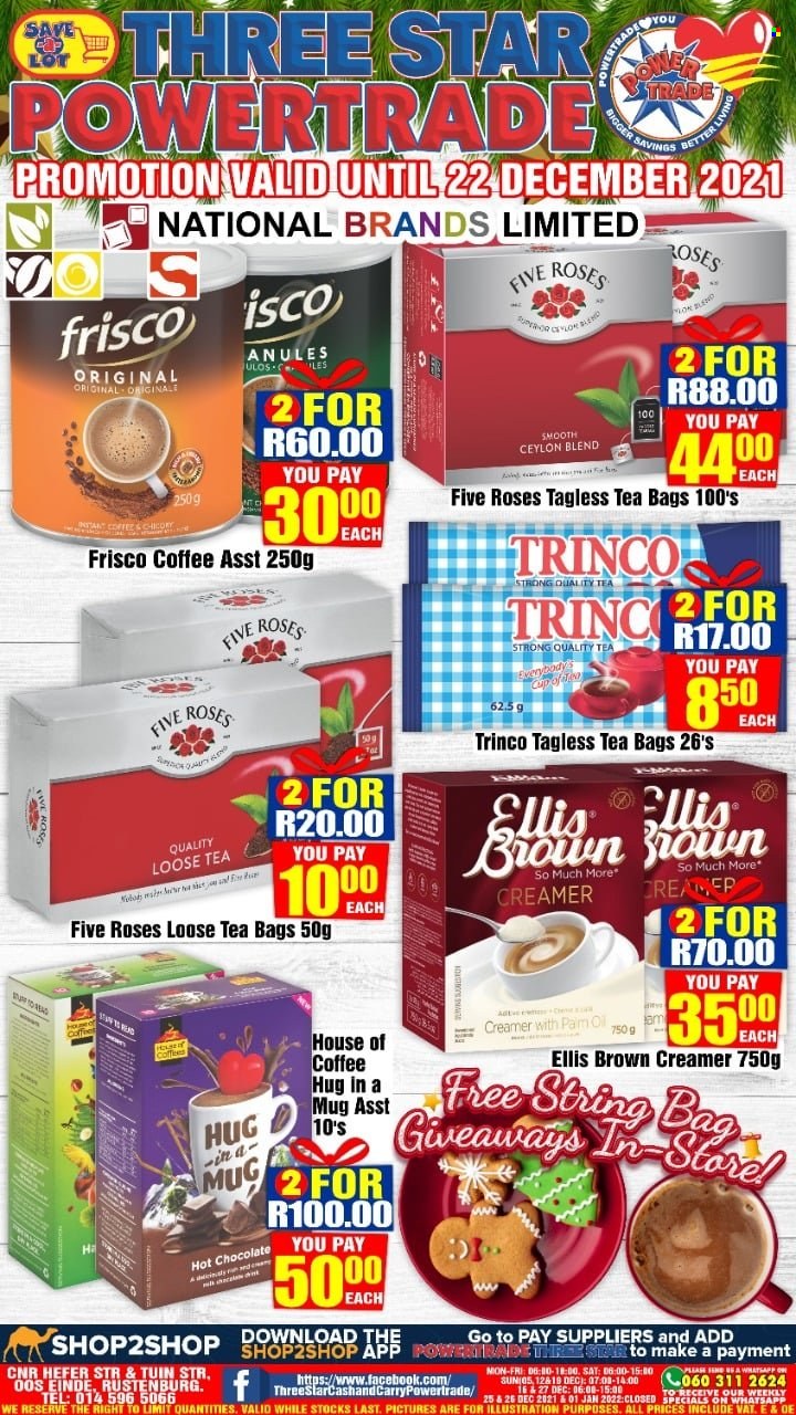 Three Star Cash and Carry specials - 17/12/2021 - 22/12/2021. Page 1