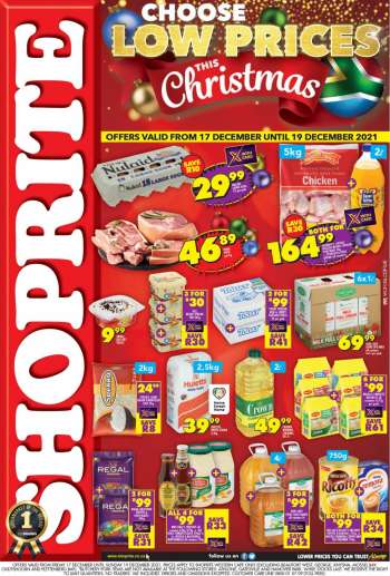 Shoprite catalogue  - 17/12/2021 - 19/12/2021.