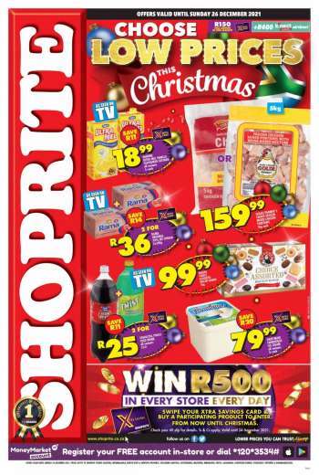 Shoprite catalogue  - 20/12/2021 - 26/12/2021.