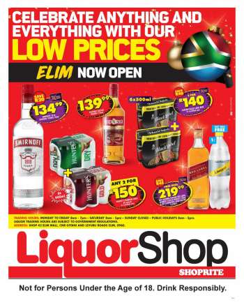 Shoprite catalogue  - 20/12/2021 - 01/01/2022.