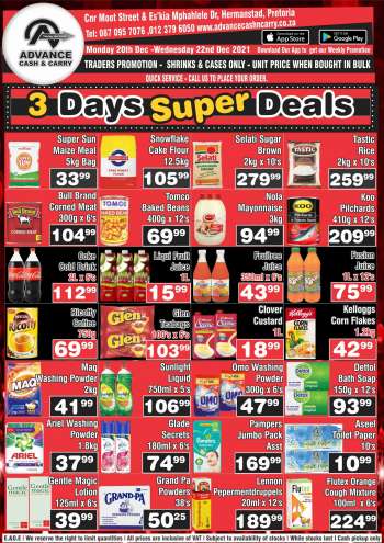 Advance Cash & Carry catalogue  - 20/12/2021 - 22/12/2021.