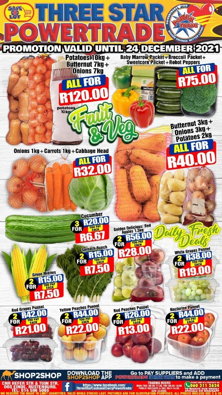 Three Star Cash and Carry specials - 17/12/2021 - 24/12/2021. Page 1
