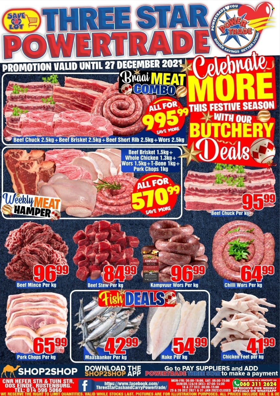 Three Star Cash and Carry specials - 20/12/2021 - 27/12/2021. Page 1
