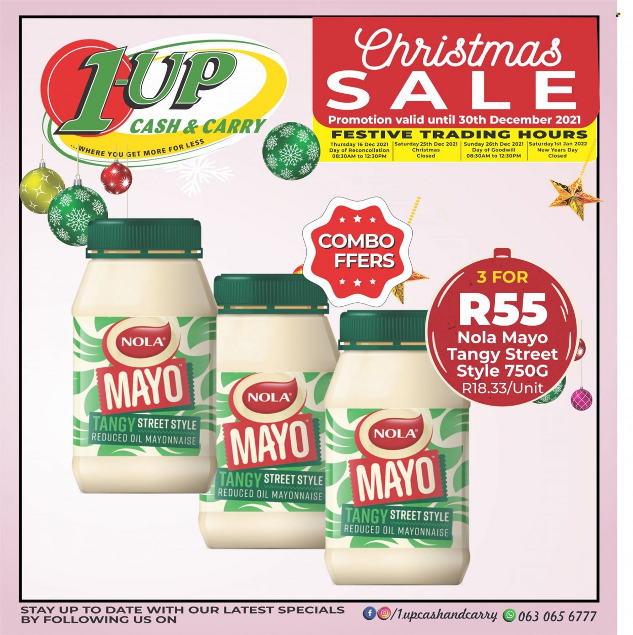 1UP Cash & Carry specials - 20/12/2021 - 30/12/2021. Page 1