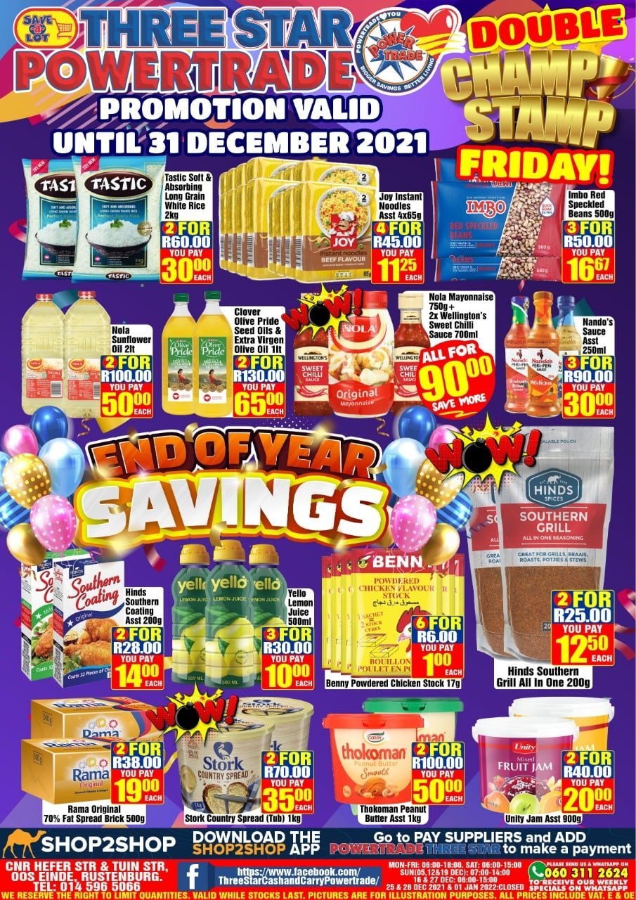 Three Star Cash and Carry specials - 21/12/2021 - 31/12/2021. Page 2