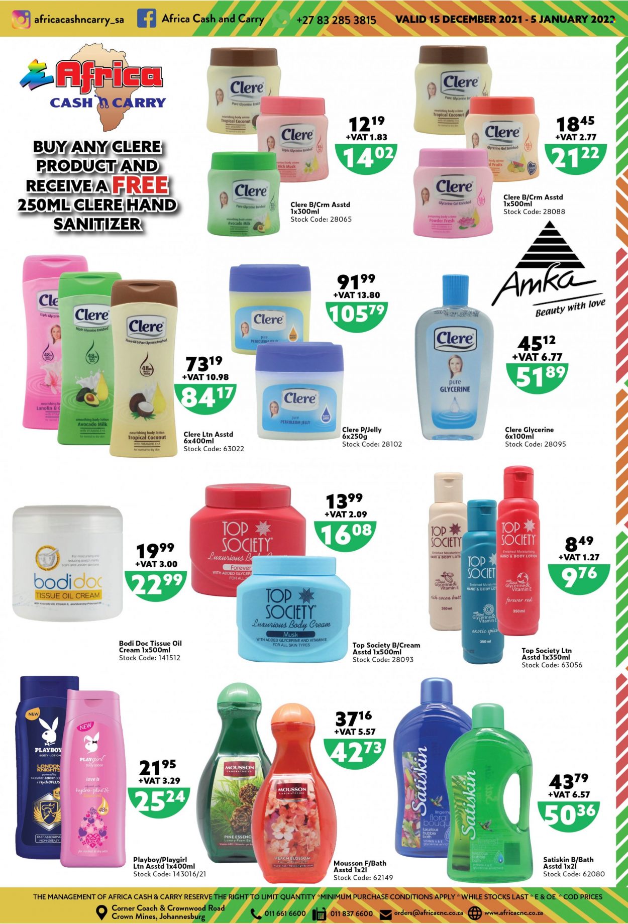 Africa Cash & Carry specials - 15/12/2021 - 05/01/2022. Page 1