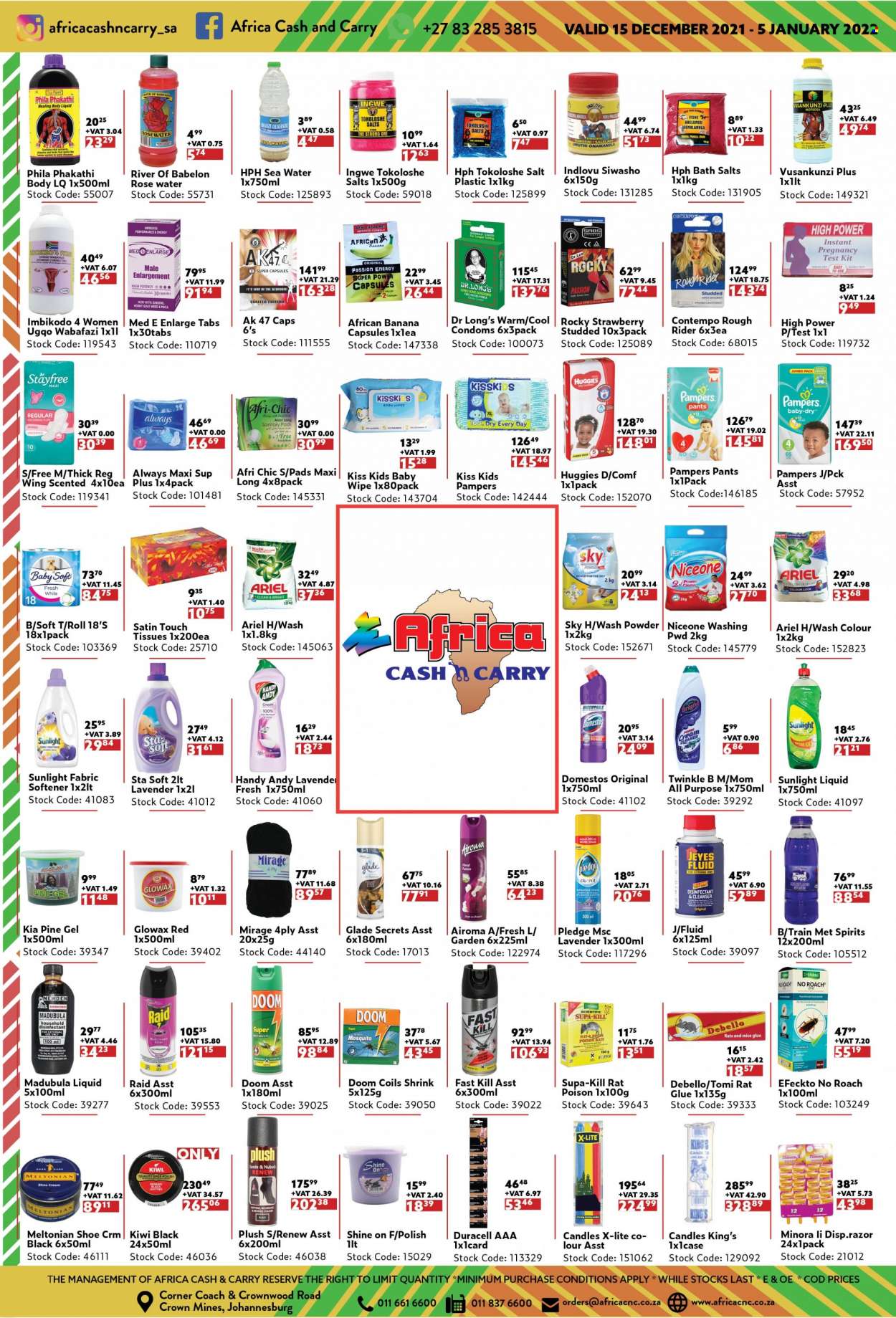 Africa Cash & Carry specials - 15/12/2021 - 05/01/2022. Page 4