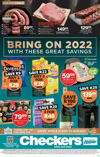 Checkers catalogue  - 27/12/2021 - 02/01/2022.