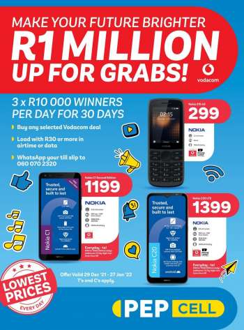PEP CELL catalogue  - 29/12/2021 - 27/01/2022.