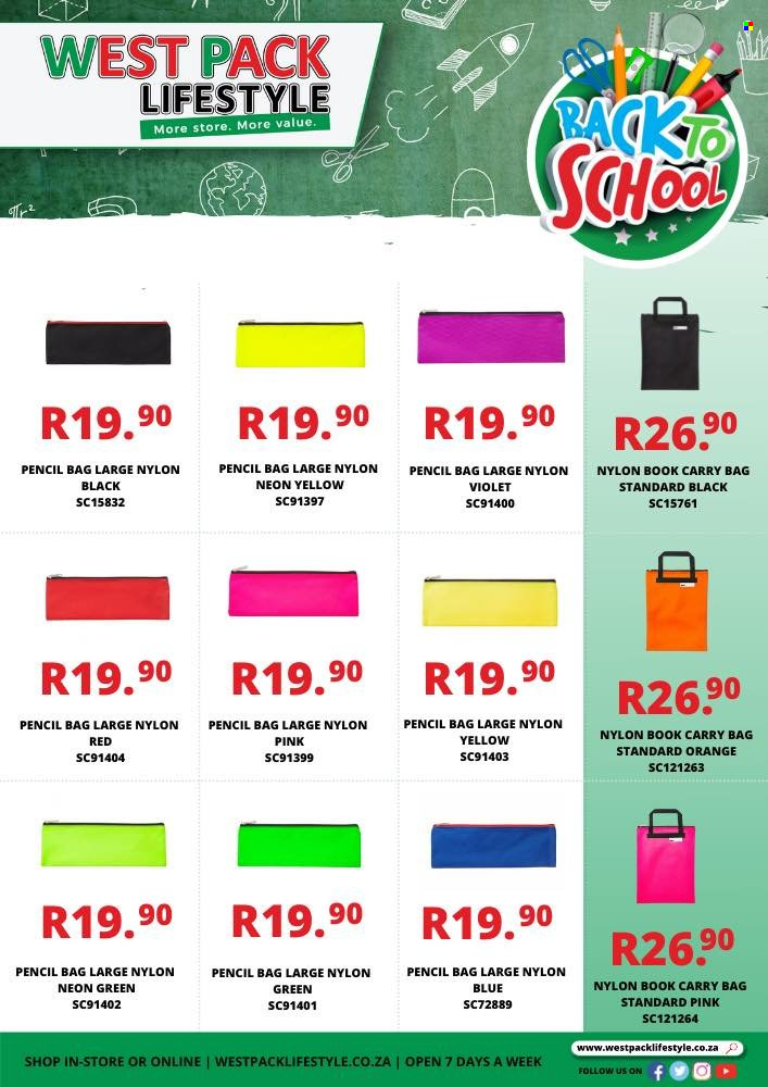 West Pack Lifestyle specials. Page 4