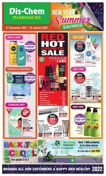 Dis-Chem catalogue  - 27/12/2021 - 16/01/2022.