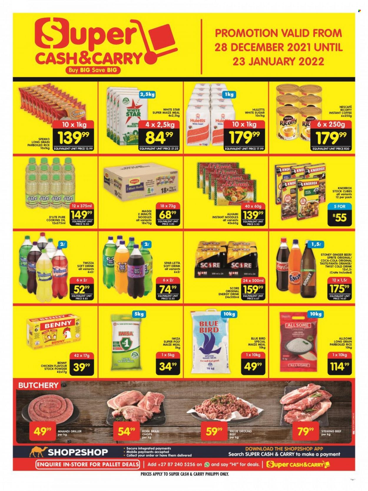 Shoprite specials - 28/12/2021 - 23/01/2022. Page 1