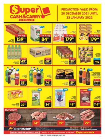 Shoprite catalogue  - 28/12/2021 - 23/01/2022.
